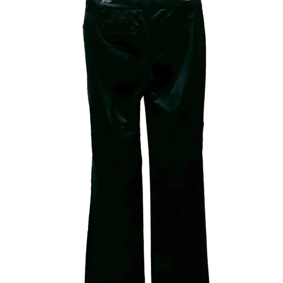 GORGEOUS  #FALL2025  BANANA REPUBLIC   BLACK VELVET TROUSER/PANTS  SIZE: 0  #W - Picture 4 of 11